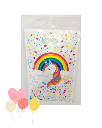 Lot de 10 sacs anniversaire Licornes Neufs