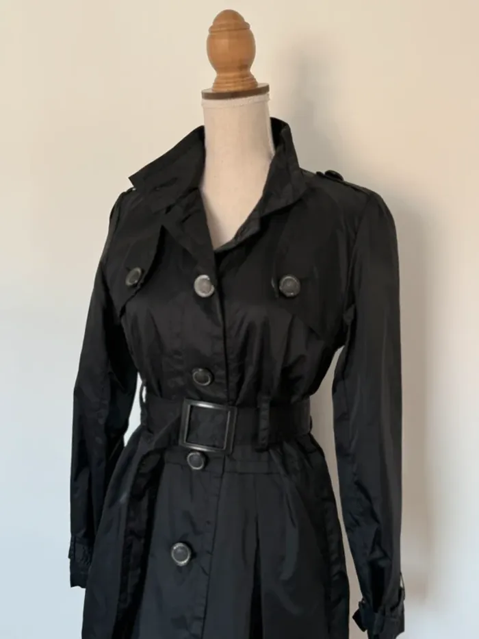 Parka anorak blouson manteau abrigo veste vest jas trench Giacca chaqueta jacket jas test noir - photo numéro 2