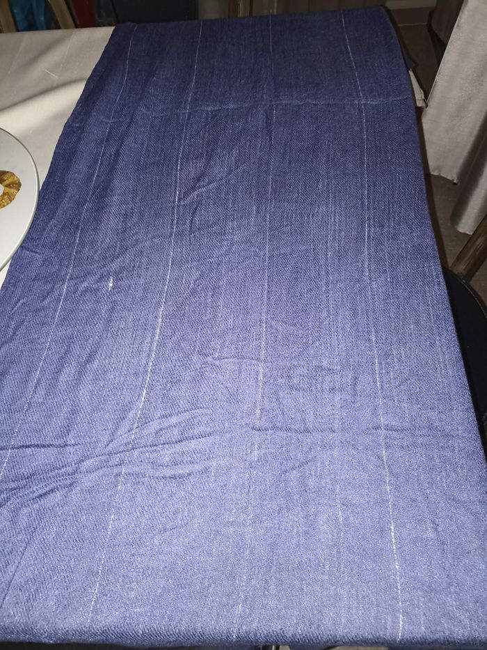 Écharpe Chaude & Élégante bleu nuit - photo numéro 5