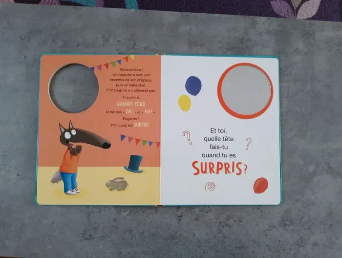 Livre - Le miroir des émotions avec P'tit Loup - photo numéro 3