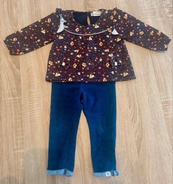Ensemble fille - haut + legging 9 mois