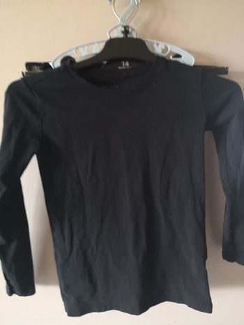 Tee shirt manches longues noir