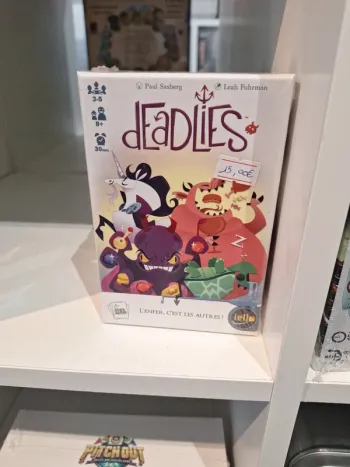🃏 Jeu de société Deadlies – Neuf sous blister – 9,75 € (au lieu de 15 €)