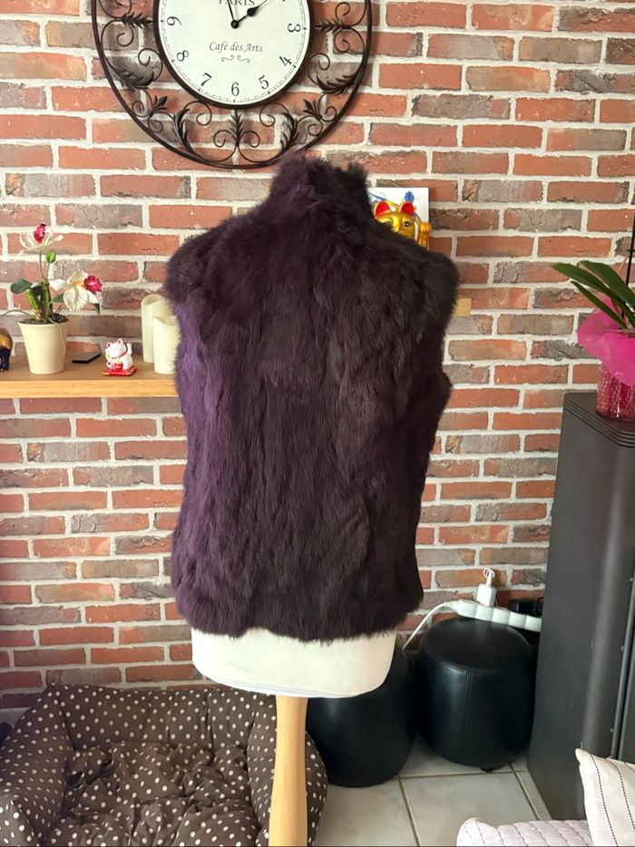 Gilet sans manche lapin taille ML - photo numéro 2
