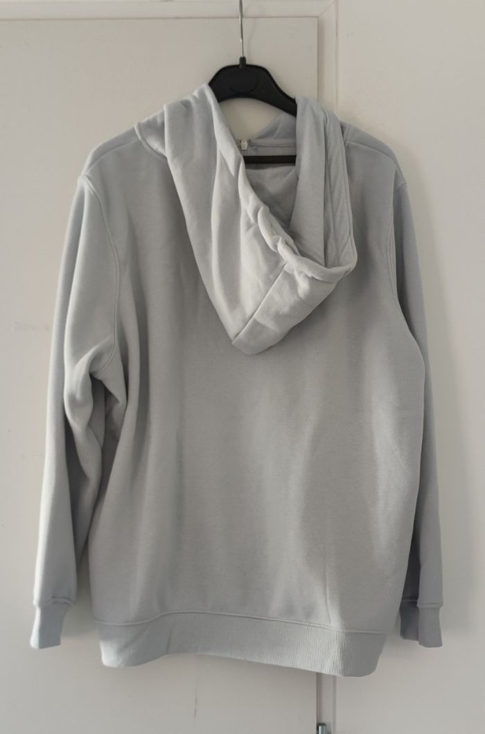 Sweat à Capuche Zippé Homme Primark - Gris Clair - Taille XXL - TBE - photo numéro 3