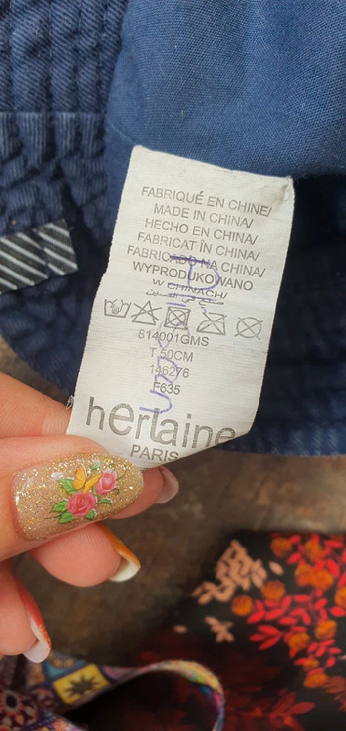 Chapeau herlaine t50cm en très bon état - photo numéro 2