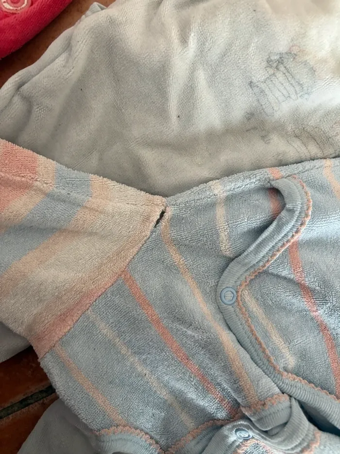 Lot de pyjama grenouillere mixte fille garcon - photo numéro 4