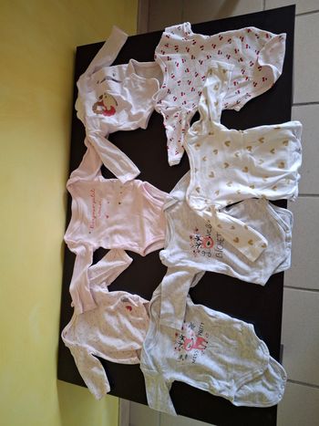 Bodies 1 mois filles manches longues