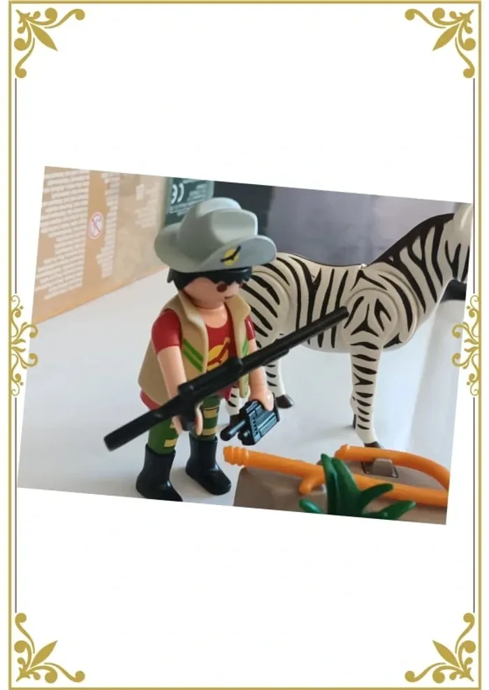 Gardien avec Zèbres playmobil - photo numéro 7
