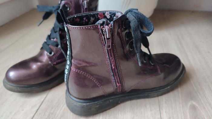Bottines vernies  lacets et fermeture éclair fille Liberto La Halle - photo numéro 3