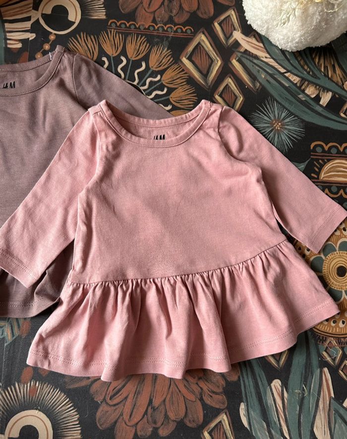 Lot 2 robes 50 cm/ collants 50/56 cm - photo numéro 2