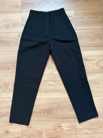 Pantalon taille haute noir 36