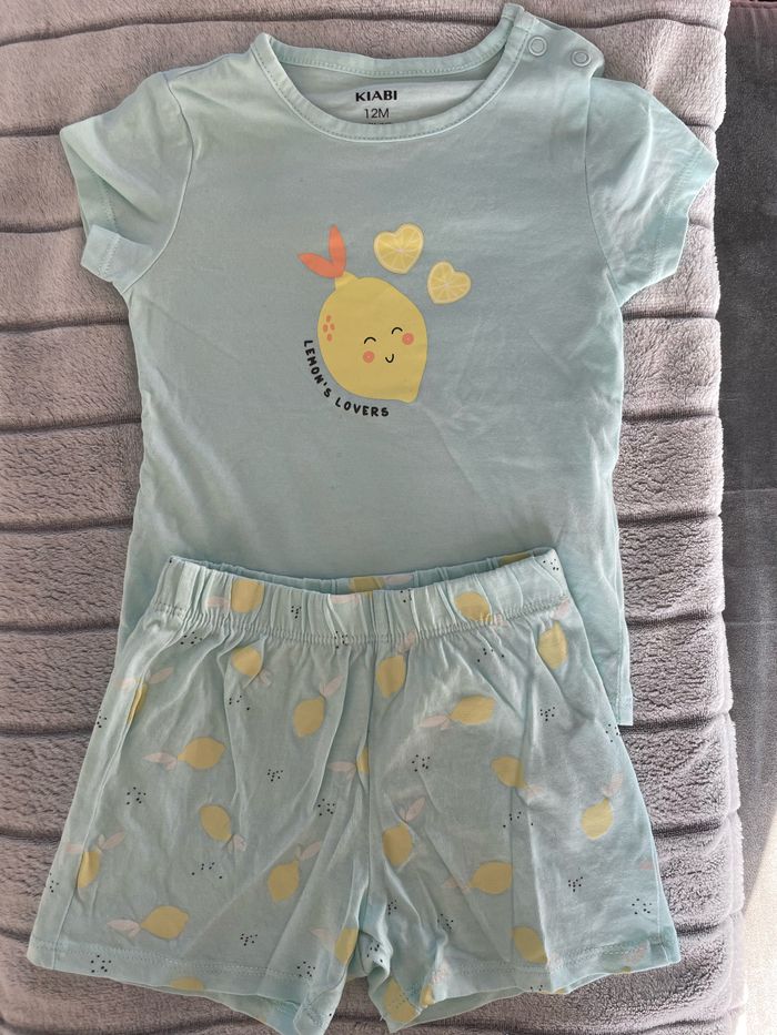 Lot pyjamas fille été 12 mois