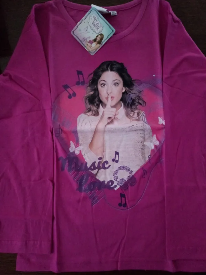Tee shirt manche longue Violetta