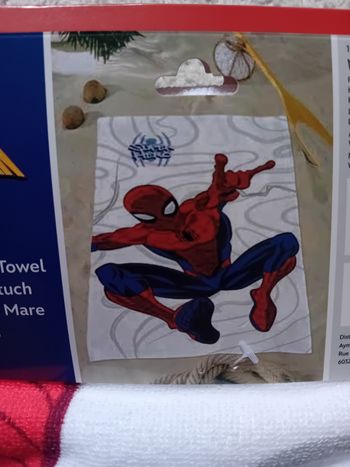Serviette de bain/plage spiderman