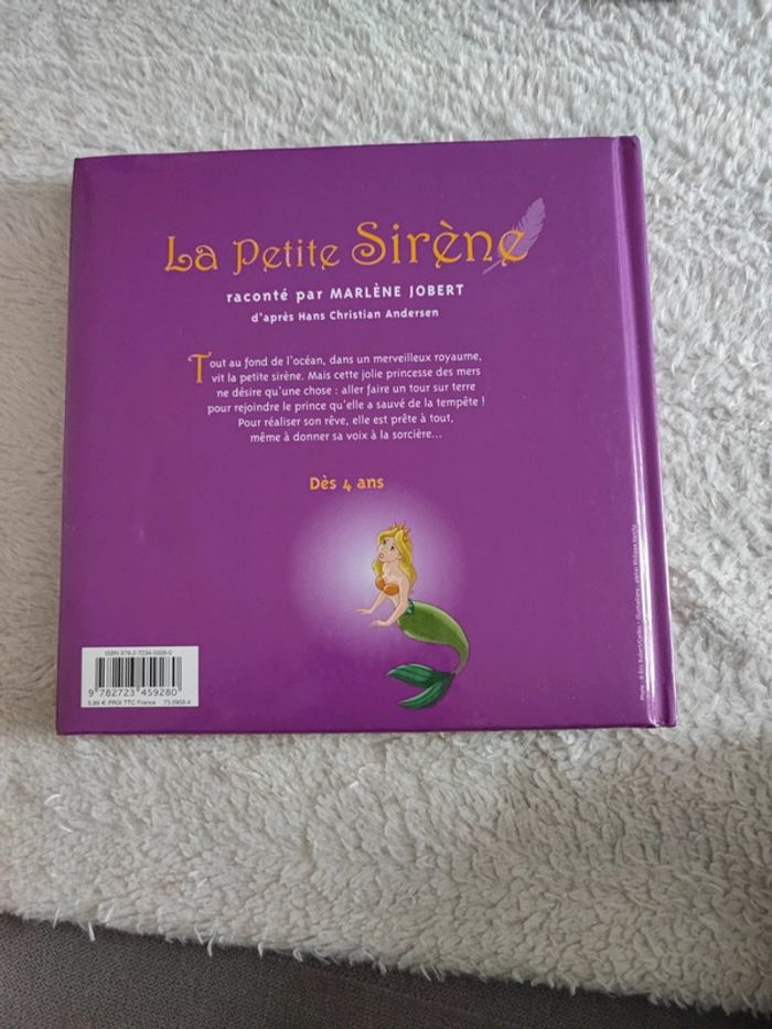 Livre la petite sirène - photo numéro 2