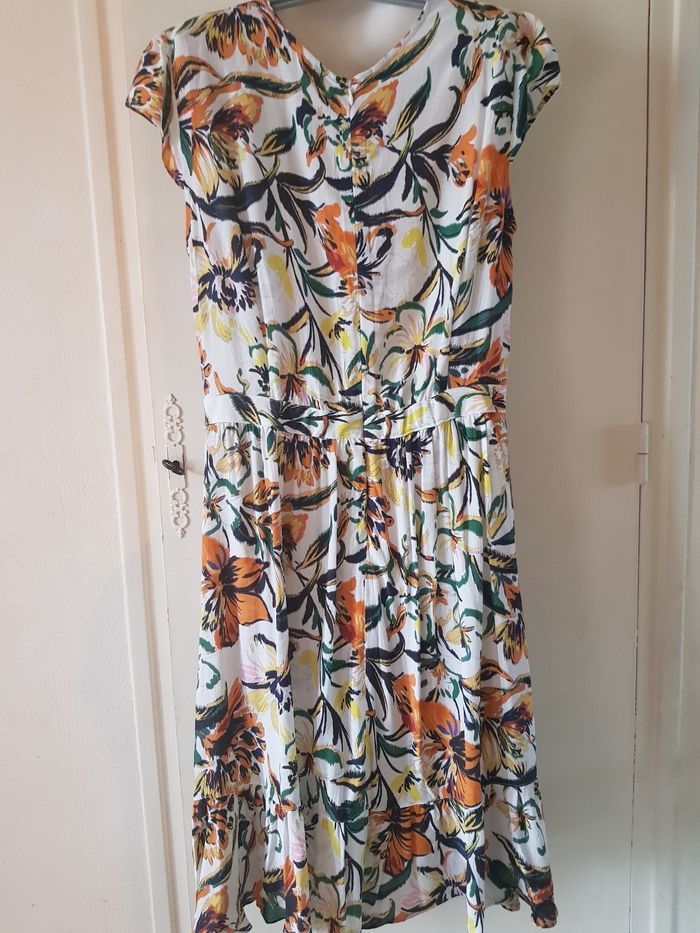 Robe longue fleurie – Multicolore - photo numéro 2