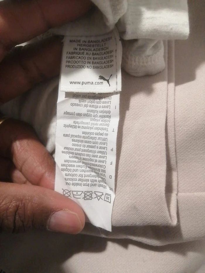 haut et t-shirt Puma blanc taille 40 - photo numéro 4