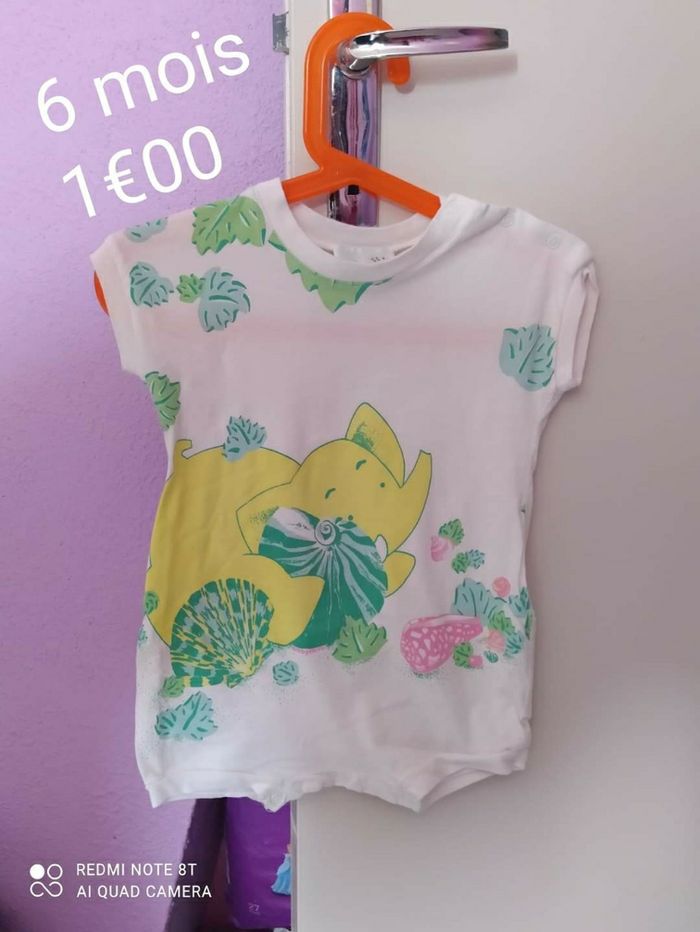 Combishort Taille 6 mois