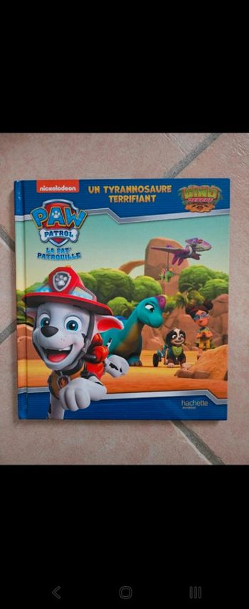 Livre pat patrouille dinosaure