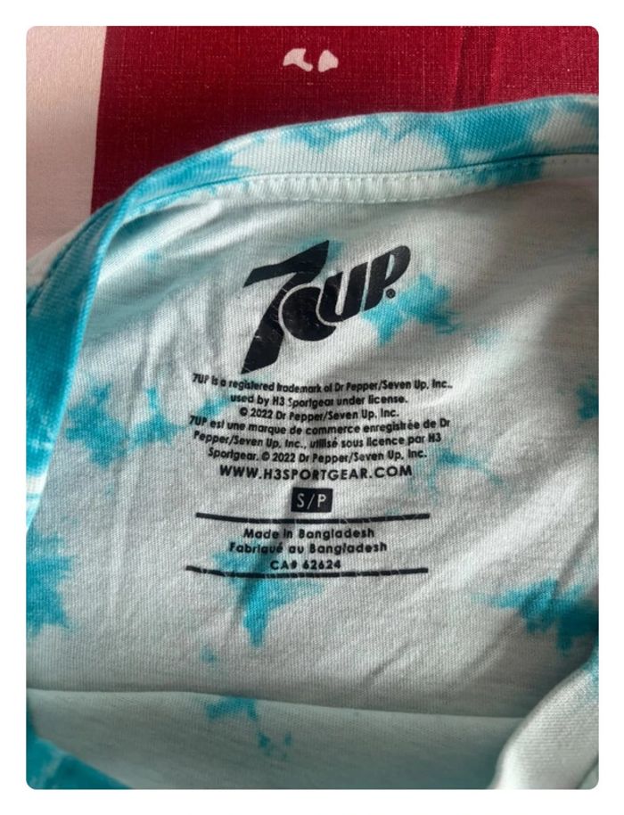 T-shirt Tye&Die taille xs/s Seven Up - photo numéro 5