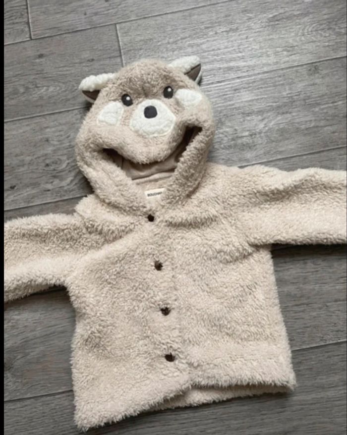 Gilet doux Bouchara ours 12 mois