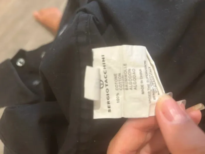 Chemise Sergio tacchini Taille M.bon etat - photo numéro 4