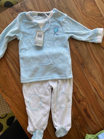 Pyjama en velour 2 pièces