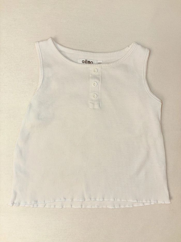 Débardeur blanc 18 mois - photo numéro 2