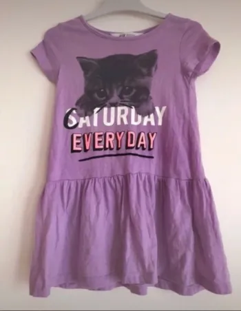 Robe chaton h&m 2 ans neuve