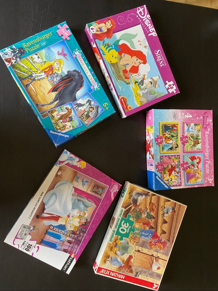 Lot de Puzzles Disney et Ravensburger