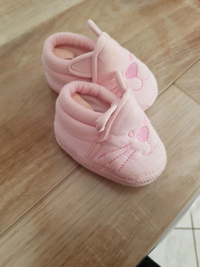 Lot chausson bebe fille - photo numéro 2