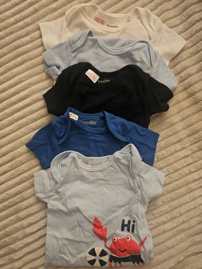 Lot de 5 bodies manches courtes 2-6M - photo numéro 2