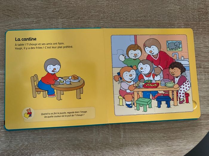 Livre puzzle T’choupi vive l’école - photo numéro 6