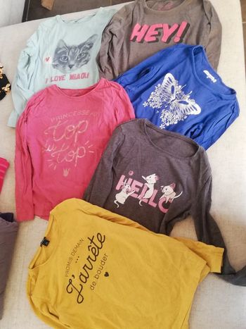 Lot de 6 tee shirts manches longues
