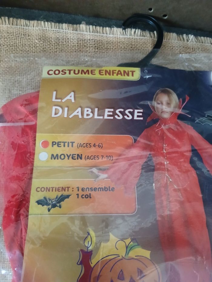 Déguisement la diablesse 4-6ans - photo numéro 6