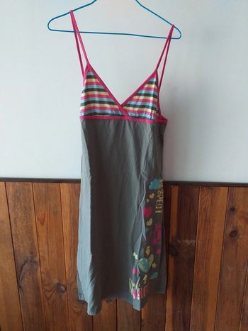 Chemise de nuit à bretelles