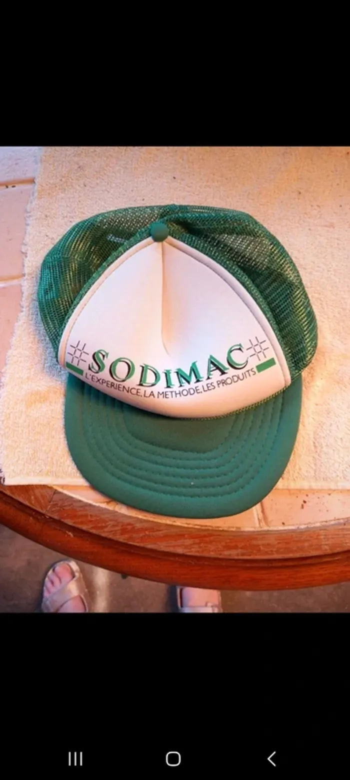 👧🧢casquette adulte Neuf vert tissu aéré Sodimac