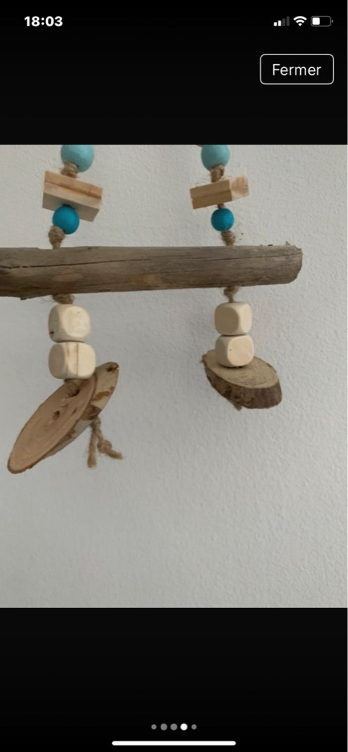 Jouet oiseaux /bois flotter - photo numéro 5