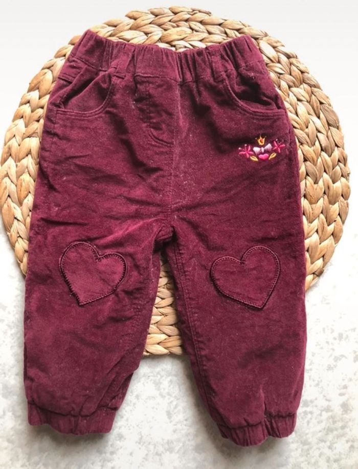 Pantalon chaud doublé 12 mois