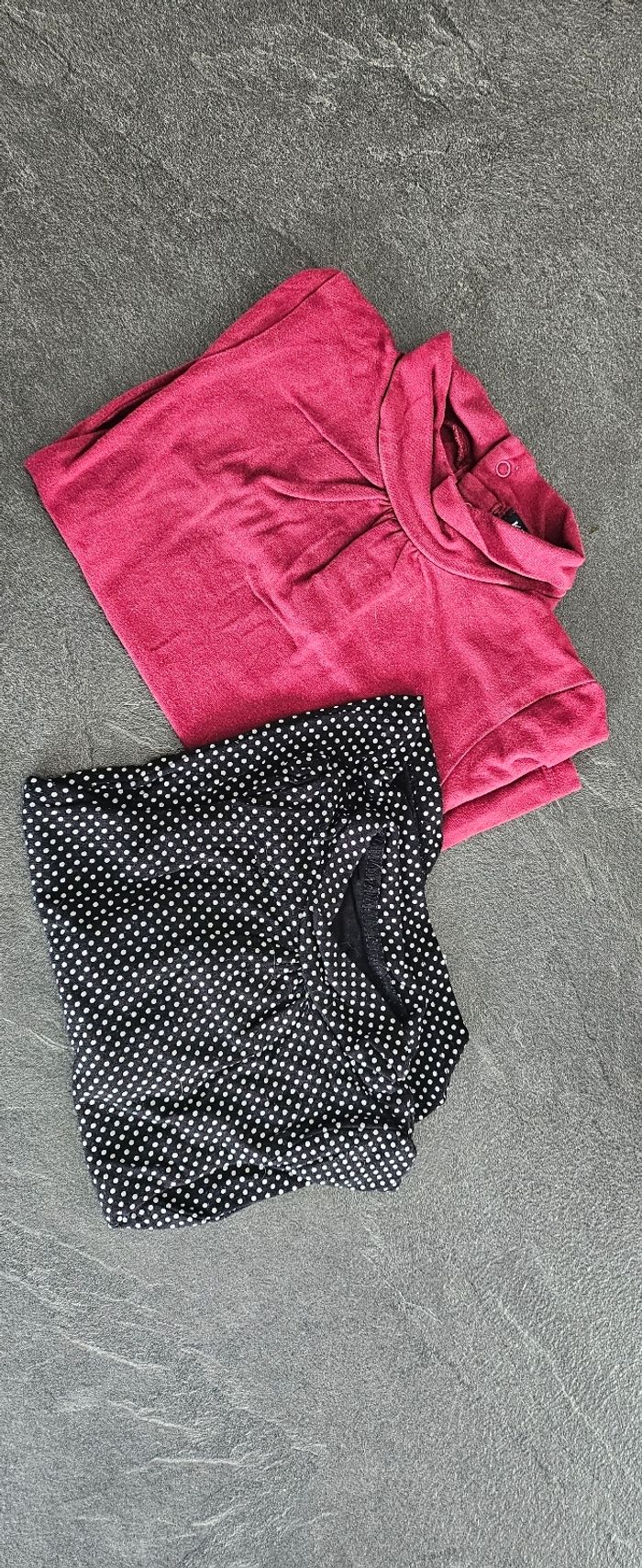 Lot de deux sous pull 24 mois