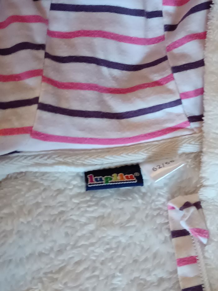 Manteau polaire blanc  9/12 mois - photo numéro 5