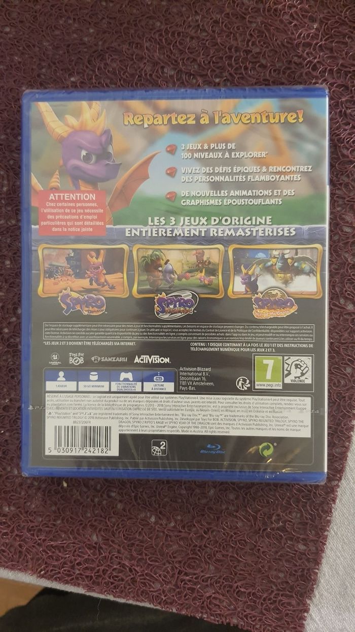 Jeu ps4 spyro - photo numéro 2