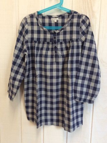 Blouse à carreaux