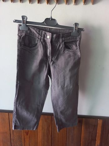 Pantacourt violet gris