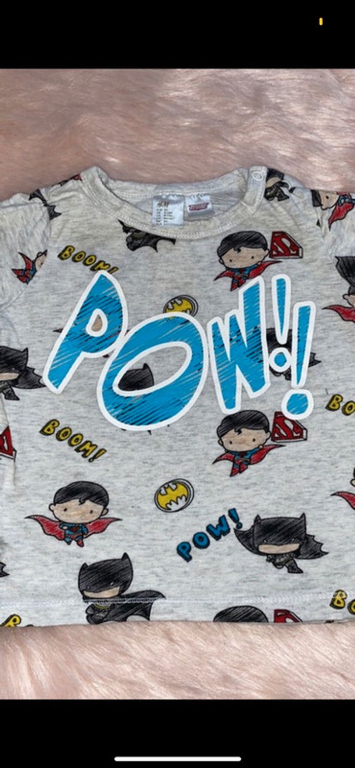 T-shirt super héros Justice league h&m - photo numéro 2
