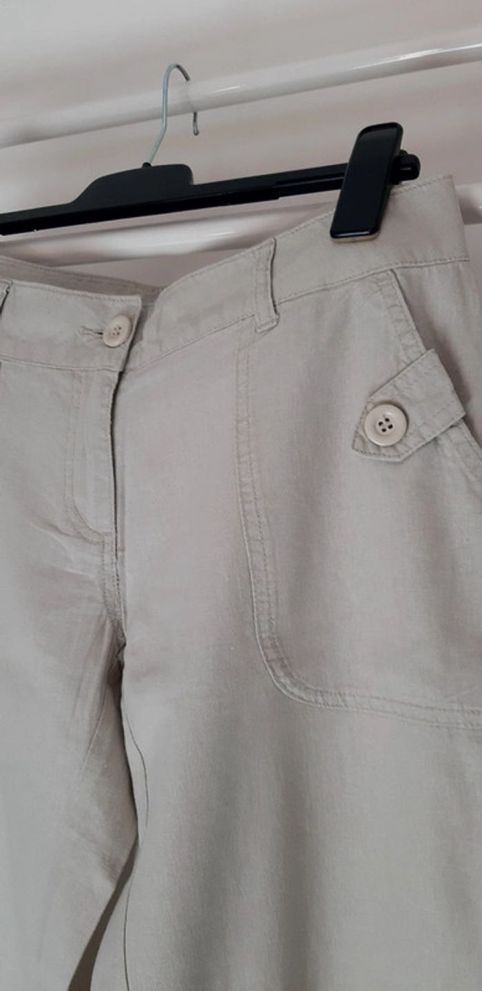 Pantalon beige été mode Vero Moda - photo numéro 3