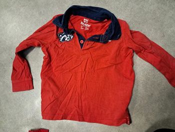 haut tee shirt manches longues polo garcon 4 ans