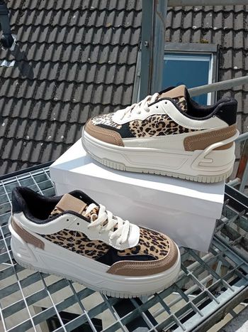Basket femme léopard 39
