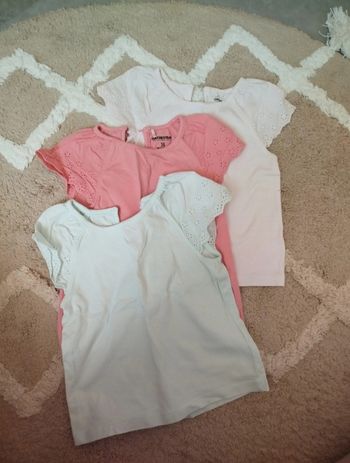 Lot de 3 t-shirts Bb fille Orchestra 36 mois